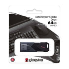 Kingston - Clé USB 3.2 DTX DataTraveler Exodia - 64 Go - Paquet de 20-Stockage suffisant : la capacité de 64 Go offre beaucoup d'espace pour les documents, les photos, les vidéos et les fichiers essentiels en déplacement