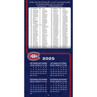 Turner Sports - 2026 Canadiens De Montreal Calendrier mural de l'équipe Mensuel - 30,5 cm l x 30,5 cm H - Bilingue-Sans plastique et recyclable
