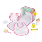 Janod - Ensemble de jouets pour chambre d'enfant et table à langer-Tout rentre parfaitement dans le sac en tissu.