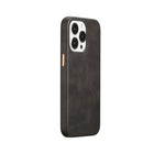 General Supply Goods + Co Vegan Leather Case for iPhone 13/13 Pro - Charcoal-Charbon