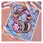 Crayola - 8 marqueurs double pointe à base d'alcool Crayola Colour Collections - Pastel - paquet de 8-Activité de bien-être pour adultes : déconnectez, détendez-vous et redécouvrez le plaisir du coloriage. Votre rituel créatif apaisant commence ici