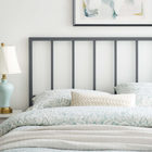 Modway - Tatum Tête de lit Queen - Gris-Style moderne contemporain