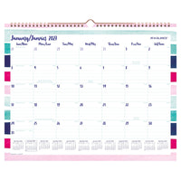 AT-A-GLANCE – Calendrier mural mensuel à rayures de carrousel 2027 – 11 7/8 po H x 14 7/8 po l – bilingue-Format des pages : 11 7/8 po H x 14 7/8 po l