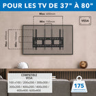 Mount-It! (MI-303B) Support mural inclinable pour téléviseur-8