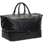 Mancini - Sac de voyage à deux compartiments Buffalo - 20po x 12.5po x 12.75po - Noir-poche avant zippée