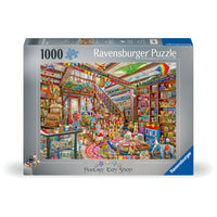 Ravensburger - Puzzle Le Magasin de Jouets Fantastique - 1000 pièces-Offrez-vous un moment de pure détente avec ce puzzle. Pièce par pièce, profitez de cette activité anti-stress qui favorise la concentration, la déconnexion et le lâcher-prise. Soulagez les tensions du quotidien, travaillez votre mémoire et exercez vos capacités cognitives : le puzzle est un jeu aux multiples bienfaits pour la santé 