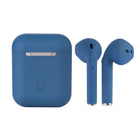 Basic Tech Mini-écouteurs sans fil autonomes - Bleu-Microphone intégré