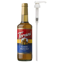 Torani - Sirop noisette classique avec pompe -750 mL-Essayez ce sirop et se délecter de sa bonté crémeuse !