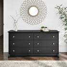 PrepacMD – Commode à 6 tiroirs Sonoma, noir, 29 po-Nombre de tiroirs : 6, dimensions internes : 5 haut. x 24 3/4 larg. x 12 1/2 prof. (po)