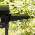 Blackstone - Plaque chauffante sur chariot 22 po avec couvercle-Couvercle peint de style classique avec poignée et prises OTG orange