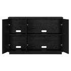 Hudson&Canal - Table buffet Alston 48" L - Grain noir-Nettoyer avec un chiffon doux et sec, sans produits chimiques agressifs ni produits de nettoyage abrasifs