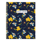 Blueline - 2025-2026 Agenda académique mensuel - 11 po x 8-1/2 po - Collection Blossom - Anglais-Section pour les notes sur chaque page double