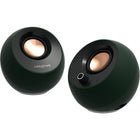 Creative Labs - Système d'enceintes Bluetooth portable Pebble Pro 2.0 51MF1710AA001 - Vert/Noir-L'éclairage RVB ajoute une touche visuelle avec des effets d'éclairage personnalisables