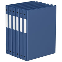 Davis Group Super économie, Reliure à anneaux ronds 5/8 po, paquet de 6 – Bleu Royal-3 Reliure À Anneaux