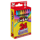 Cra-Z-Art - Crayons - Paquet de 24-Les enfants adorent la liberté de choisir parmi une gamme dynamique de crayons d'art , des jaunes, rouges, oranges, roses, pêches, bleus, violets, verts, gris, bruns et noirs - Cra-Z-Art garantit qu'il existe une couleur pour chaque besoin créatif