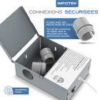 Impotek - Luminaire encastré au plafond DEL 6 po 12W 5CCT gradable – Paquet de 12-Garantie limitée de 5 ans du fabricant