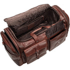 Mancini - Gros sac de voyage Buffalo - 23po x 10po x 10.25po - Brun-Garantie fabricant limitée d'un an