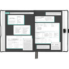 AT-A-GLANCE - Agenda hebdomadaire/mensuel Foundation non daté - 8 1/4 po H x 5 3/4 po l - Noir - Anglais-Les pages spéciales incluent une page d’introduction, une liste de jours fériés, un calendrier de référence sur 4 ans et des notes
