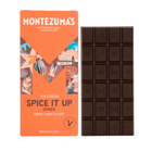 Montezuma’s Spice It Up - Barre de chocolat noir 70 % au gingembre relevé, 90 g, paquet de 3-Contient 7 % de morceaux de gingembre cristallisé.