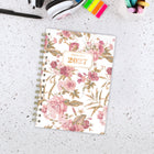 AT-A-GLANCE - Agenda hebdomadaire/mensuel BADGE floral 2027 - 8 1/2 po H x 5 1/2 po l - multicolore - bilingue-13 pages mensuelles avec onglet