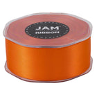 JAM Paper - Ruban de satin double face - 1 1/2" de large x 25 m - Orange-Notre ruban décoratif est fabriqué à partir de satin double face de la plus haute qualité, avec une finition lisse