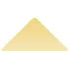 JAM Paper - Rouleaux d'étiquettes standard - triangle - 1 1/4 x 2 1/2 - feuille dorée mate - 125 étiquettes/rouleau-Taille : Triangle (1 1/4 x 2 1/2 pouces) | Les étiquettes imprimables sont faciles à créer et à personnaliser.