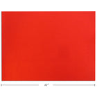 Selectum - Feuilles de Feutre - 9 po l x 12 po L - Rouge - Paquet de 10-Pour les créations artisanales