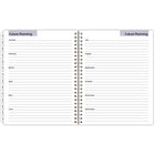 AT-A-GLANCE - Recharge hebdomadaire/mensuelle de direction 2026 pour G545-2 pages/semaine/mois - 8 3/4 po H x 6 7/8 po l - anglais-Reference des mois passe, actuel et deux mois futurs