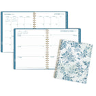 Mead - Agenda hebdomadaire/mensuel 2027 - 11 1/4 po H x 9 po l - Rosa Azul - grand - bilingue-Reliure à double spirale