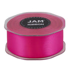 JAM Paper - Ruban de satin double face - 1 1/2" de large x 25 m - Rose vif-Notre ruban décoratif est fabriqué à partir de satin double face de la plus haute qualité, avec une finition lisse !