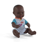 Miniland - Poupée nouveau-né anatomiquement correcte - 12-5/8" - garçon africain-Fabriqué en vinyle sans phtalates