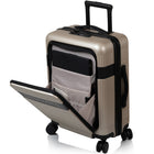 Champs - Ensemble de bagages 3 pièces Onyx II - Sable-Déplacement sans effort. Roues doubles pivotantes à 360° durables pour une glisse fluide sur toutes les surfaces