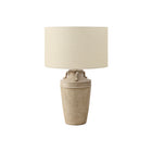 Monarch Specialties - Luminaire - 28 po H Lampe De Table - Céramique Beige - Abat-Jour Beige - Transitionnel-Cette élégante lampe de table de 28 pouces de haut est dotée d'une base en céramique beige de haute qualité avec des poignées sur le dessus de la finition texturée et vieillie, ce qui en fait un accent élégant et à la mode pour votre salon, votre chambre à coucher ou votre bureau à domicile