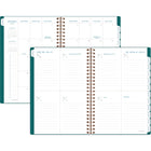 AT-A-GLANCE - Agenda scolaire hebdomadaire/mensuel Signature Lite 2025-2026 - 8 1/2 po H x 5 3/8 po l - sarcelle - bilingue-12 mois de planification académique hebdomadaire/mensuelle