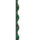 Ashley Productions - Bordure festonnée magnétique - Vert sur fond noir - 12 pi/paquet - Paquet de 6-Utilisable comme décoration ou pour diviser des surfaces magnétiques pour des devoirs, des leçons, des programmes, des jeux, etc.