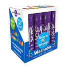 Kwik Stix - TPG60050-2 Bâtons de peinture à la tempera solide - paquet de couleur unique - violet - 12 par paquet - 2 paquets-Idéal pour les projets nécessitant le remplacement de certaines couleurs plus rapidement que d'autres.