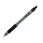 Zebra – Stylos à bille rétractables Z-Grip - noir - paq./12-Design en plastique noir fumé