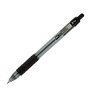 Zebra - Stylos à bille rétractables Z-Grip - 1.0 mm - noir - paquet de 12-Design en plastique noir fumé
