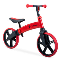 Yvolution - Velo Senior Vélo d'équilibre - Rouge-Des années de plaisir : Regardez vos tout-petits évoluer grâce à nos hauteurs de siège et de guidon réglables, parfaitement adaptées aux enfants de 3 à 5 ans, jusqu'à 55 lb. Le siège s'ajuste de 13,3" à 18" pour une conduite confortable à chaque étape de la croissance.