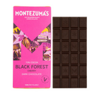 Montezuma’s Black Forest - Barre de chocolat noir 70 % à la cerise, 90 g, paquet de 3-Contient 4 % de cerises lyophilisées.