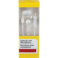 Staples - Écouteurs intra-auriculaires avec microphone, blanc-Son de qualité supérieure