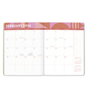 Orange Circle Studio - 2026 Agenda mensuel Just Right - 9,75 po x 7,5 po - blocs de couleurs-6