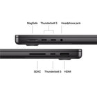 Apple - MacBook Pro 14 po - M5 Pro - CPU 18 cœurs - SSD 2 To - Mémoire 24 Go - Noir infini-Caméra et audio de pointe - Profitez d'un son limpide et d'un cadrage toujours parfait grâce à la caméra Center Stage 12 Mpx, aux trois micros de qualité studio et aux six haut-parleurs avec Audio spatial et prise en charge de Dolby Atmos