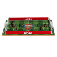 Binho - Jeu De Société Édition Classique ARSENAL -Jeu officiellement licencié par Arsenal FC : Comprend le célèbre blason d’Arsenal au centre du terrain pour une expérience authentique.