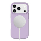 Blu Element - Étui Silicone MagSafe - pour iPhone 17 Pro Max - Lavande-Bords surélevés pour protéger l'appareil photo et l'écran