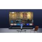 Dangbei - Dangbei Freedo - Projecteur portable GoogleTV avec support, alimenté par batterie, 450 lumens ISO-L'ajustement intelligent de l'écran permet l'identification automatique de l'écran du projecteur pour faciliter la configuration