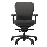 Nightingale - CXO Chaise à dossier moyen - Noir-Le dossier en maille à motif ABLEX offre un soutien lombaire généreux et un mouvement dynamique du dos