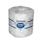 Dura Plus âââ€š¬ââ‚¬Å“ Papier hygiénique blanc de qualité Diamond à 2 épaisseurs, 420 feuilles, 48/paquet-1