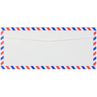 JAM Paper Enveloppes pour correspondance aérienne nº 10 (4,13 po x 9,5 po), 500/bte-Enveloppe blanche pour correspondance aérienne