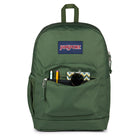 JanSport - Sac À Dos Cross Town Plus - Cargo Green-Bretelles emblématiques à coupe droite et rembourrées
